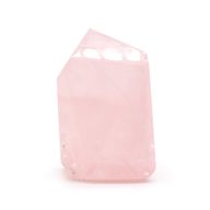 Gemstone Points approx 6cm (0.5KG) - Indian Rose Quartz (approx 8 pieces)