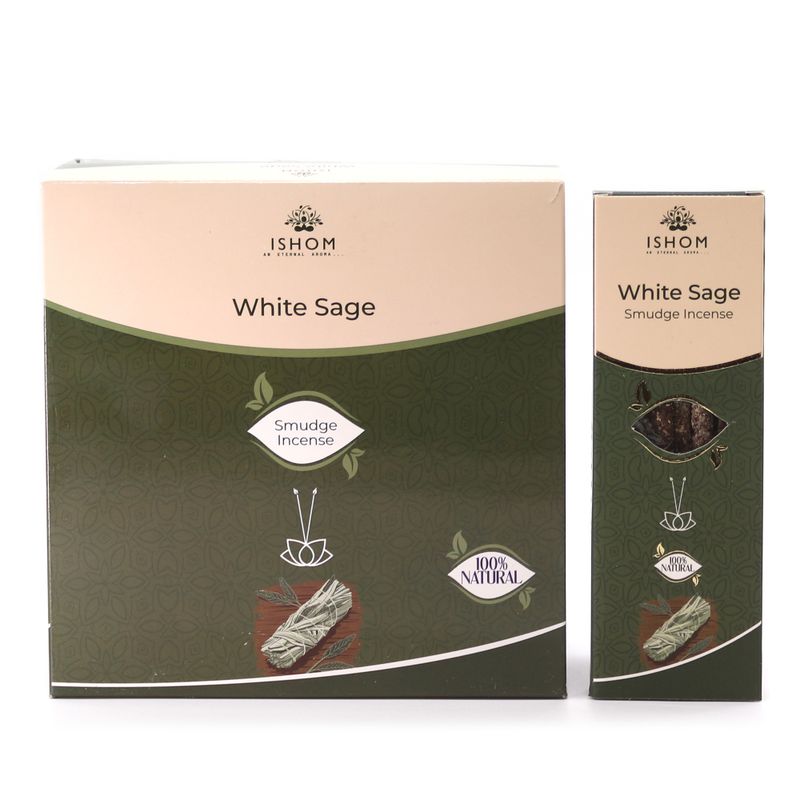 Ishom Smudge Incense - White Sage