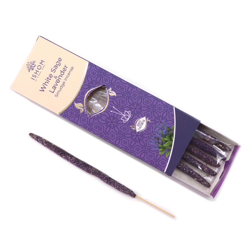 Ishom Smudge Incense - White Sage & Lavender