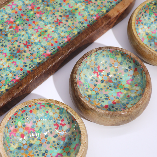 Mango Wood Bowls, Trays and Coasters