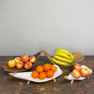 Coconut Leaf Fruit Bowl Sets