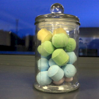 Glass Candy Jars