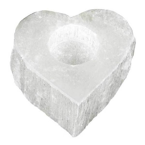 Selenite Candle Holders