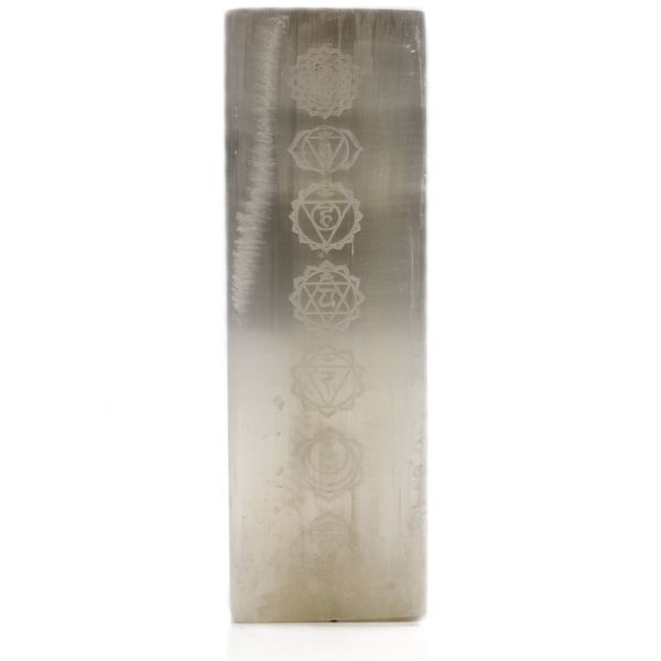 Selenite Block Lamp