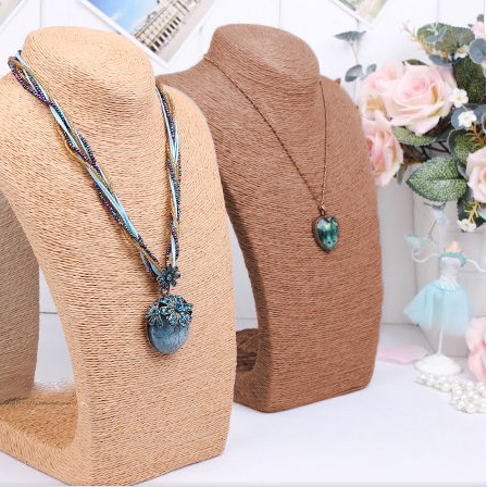 Natural Rattan Jewellery Display Stands