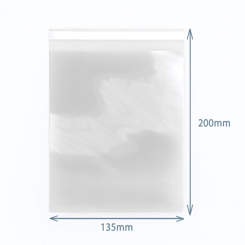 Poly-Prop Bags 135x200mm Reseal (500)