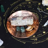 Copper Offer / Smudge Plate - Flower of Life