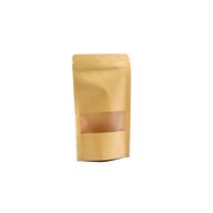 10x Kraft Window Bag 12x20 cm