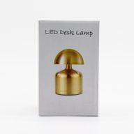 Touch Lamp - Flat Mushroom Bronze- USB (C) - Rechargable (400 Watt)