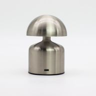 Touch Lamp - Dome Mushroom Silver - USB (C) - Rechargable  (400 Watt)