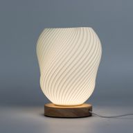 New Wave Lamp - USB - 3 settings - Shell Twisted