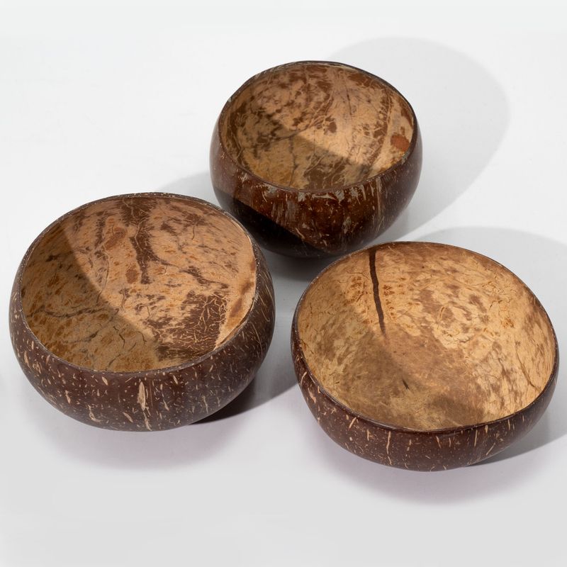 Medium Natural Coconut Bowl
