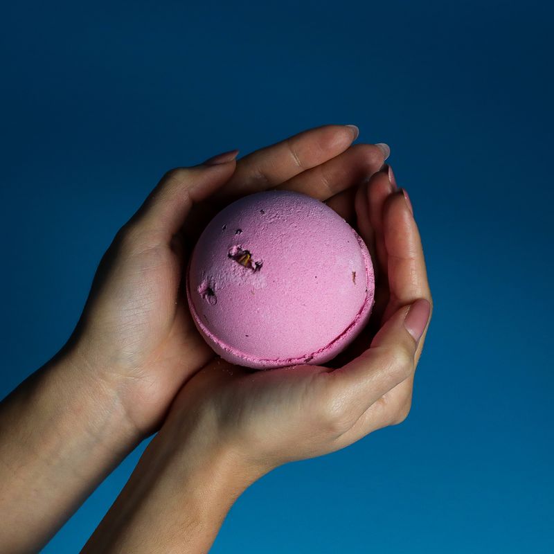 Set of 3 Rose & Petals Bath Bombs