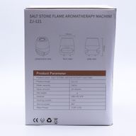 Salt Stone Flame Effect Aroma Diffuser - White USB - Colour Change and Timer