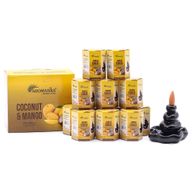Masala Backflow Incense pack of 10 - Coconut & Mango