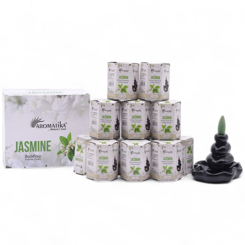 Masala Backflow Incense pack of 10 - Jasmine