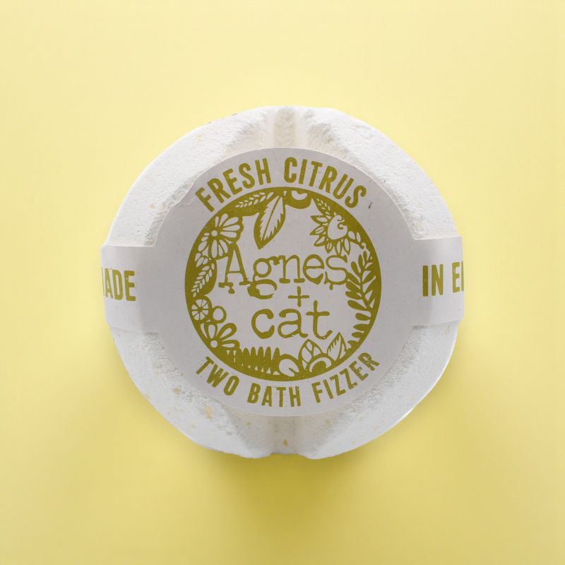 Agnes + Cat Bath Fizzer - Fresh Citrus
