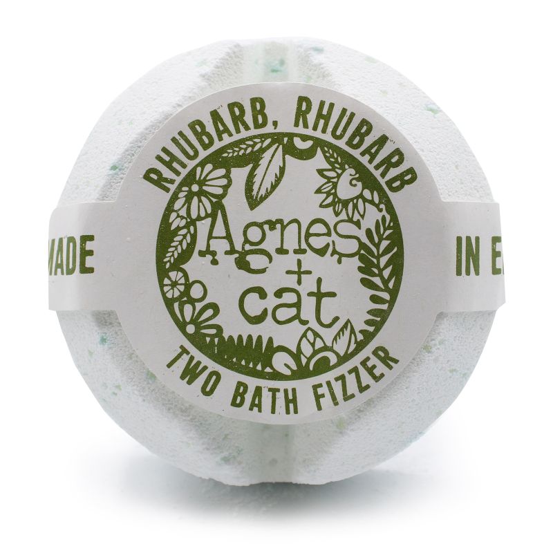 Agnes + Cat Bath Fizzer - Rhubarb Rhubarb