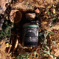 Ancient Witch Bath Spell Potion & Aventurine Crystal Amulet - Prosperity