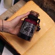 Ancient Witch Bath Spell Potion & Amethyst Crystal Amulet - Seduction
