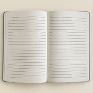 Dark Blue Velvet Notebook - 80 pages - Stay Wild Moon Child