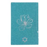 Blue Gratitude Journal with Silver Lining - 120 pages - I am Thankful For