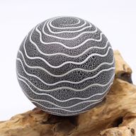 DriftGlow Lamp Grey Luna Shade