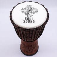 Large Pro Djembe Drum - Soul Sound (low) - 50cm (22cm Dia)