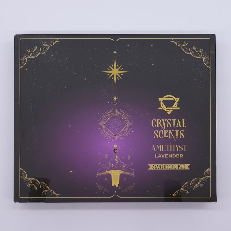 Amethyst Crystal Scents Smudge Incense - Lavender