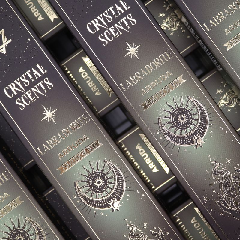 Labradorite Crystal Scents Smudge Incense - Arruda