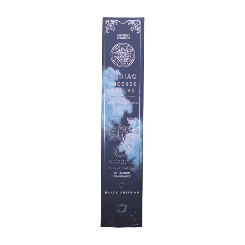 Olibanum Zodiac Gemstone Crystal Incense - Scorpio