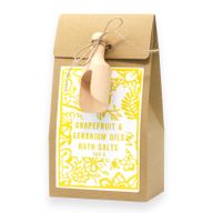 Pack of 500g Bath Salt - Grapefruit & Geranium