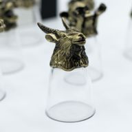 Bottom Up Shot Glasses (25ml) - Forest & Mystical Creatures - Antique Bronze