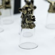 Bottom Up Shot Glasses (25ml) - Forest & Mystical Creatures - Antique Bronze