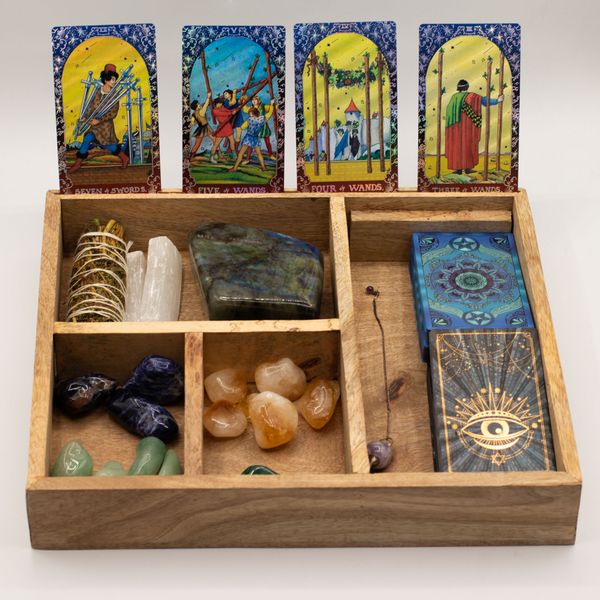 Tarot Card Storage & Reading Boxes