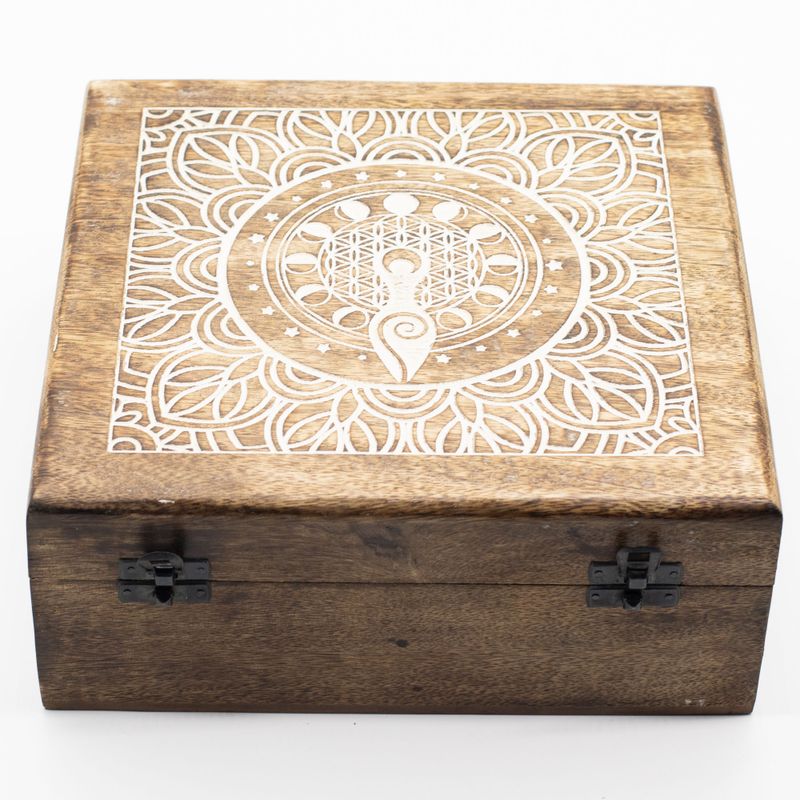 Extra Large Mango Box - Moon Phase Goddess