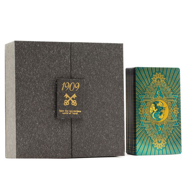 Gold & Turqoice Foil Tarot Card - Gift Set