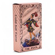 Rose Gold Foil Tarot Card Set - Moon Phase - with booklet