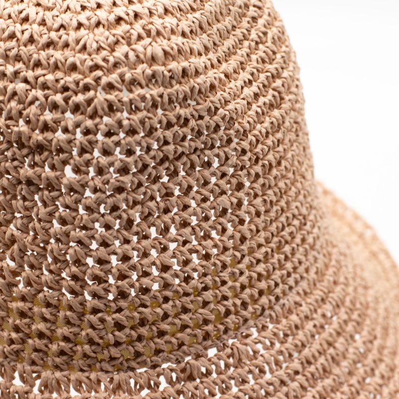 Nomad Sari Floppy Straw Sun Hat - Rose Blush