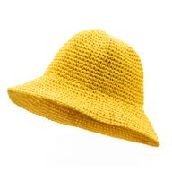 Nomad Sari Floppy Straw Sun Hat - Yellow