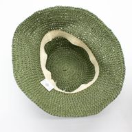 Nomad Sari Floppy Straw Sun Hat - Moss Green