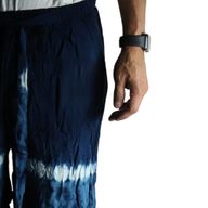 Japanese Style Lounge Pants - Teal & Orange - M