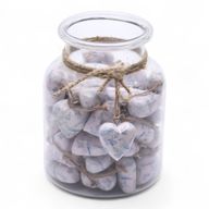 Large Decor Wood Hearts - Blue Bird