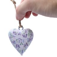 Large Decor Wood Hearts -  Lavender