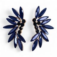 Royal Blue - Vintage Glass - Faries - Earrings