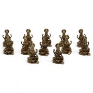 Brass Miniature Gods - Laxmi (11gms) - 30mm