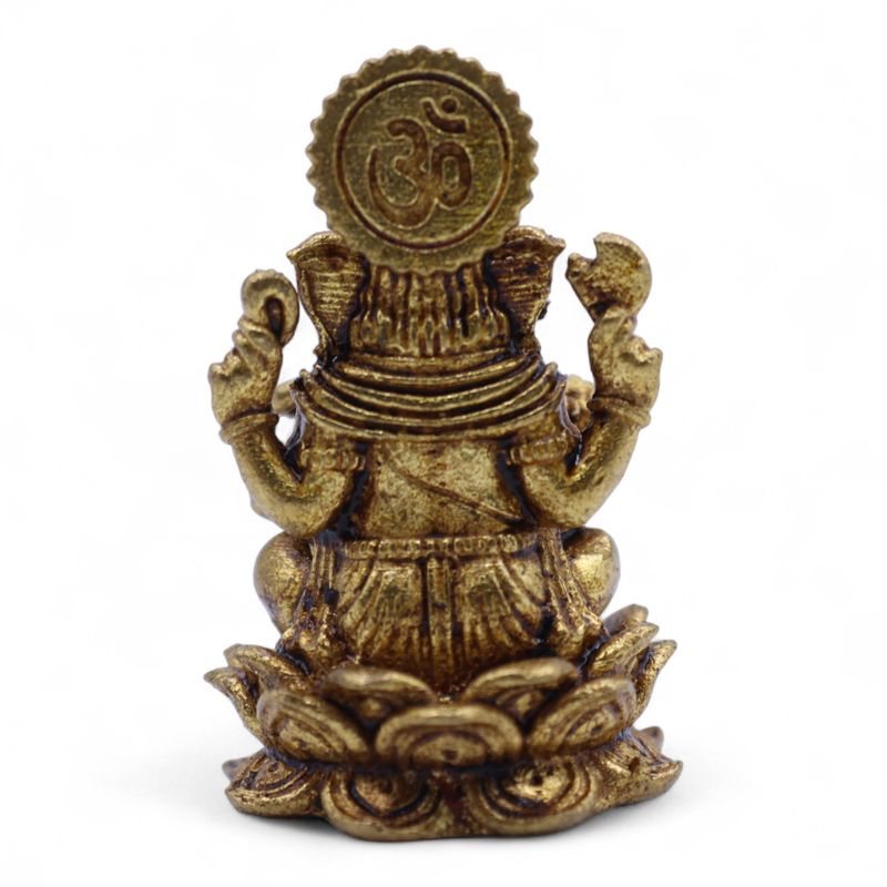 Brass Miniature Gods - Ganesha (12gms) - 30mm