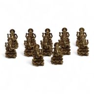 Brass Miniature Gods - Ganesha (12gms) - 30mm