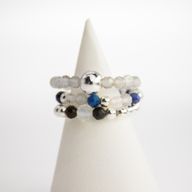 Nymph Spirit Gemstone Ring Set - Northern Lights