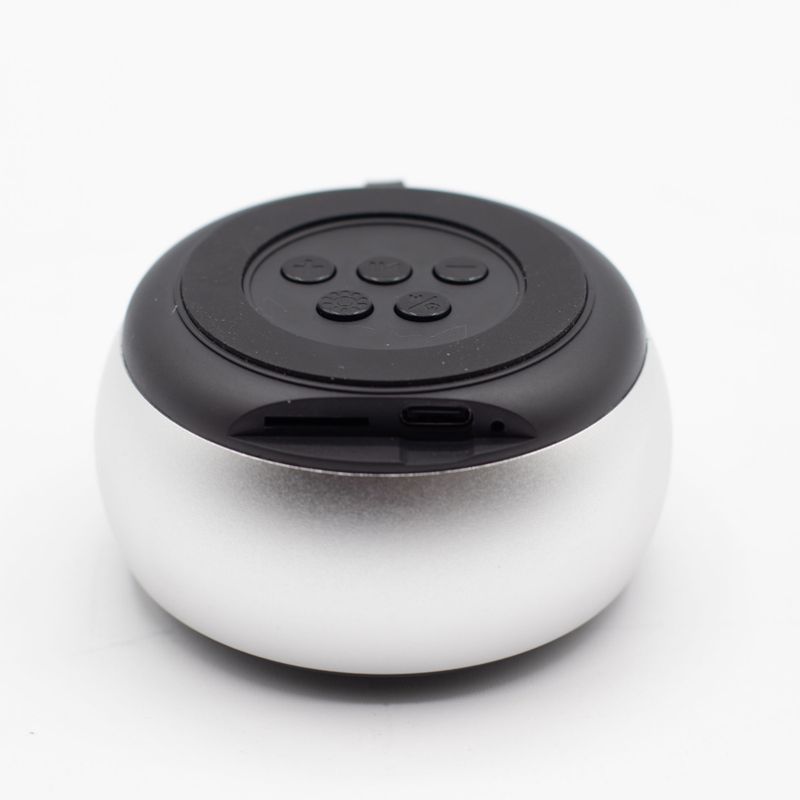 SIlver Mandela Lighting Effect Mini Speaker